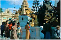 Bilder-Gallerie * Schwezigon Pagode - Foto-Impressionen * Fotos aus Burma - Old Bagan