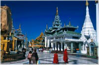 Bilder-Gallerie * Schwedagon Pagode - Foto-Impressionen * Fotos aus Burma - Rangun
